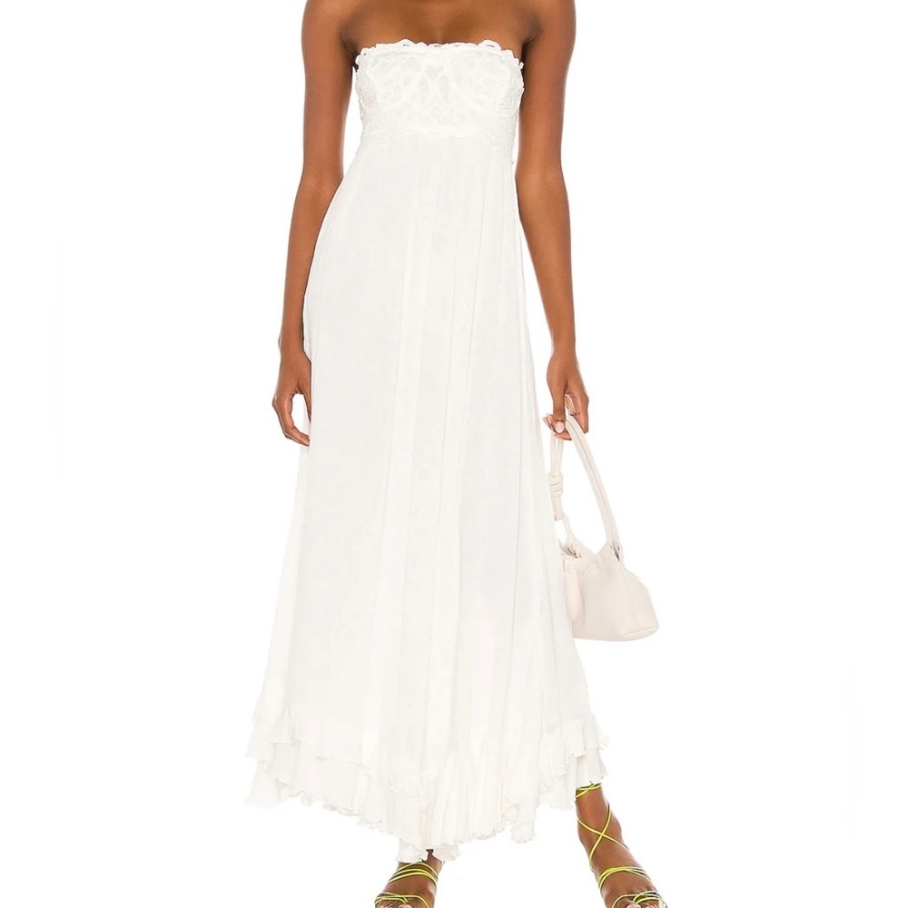 Free People Adella Corset Maxi Dress